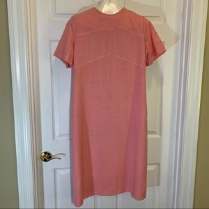 Vintage Henry Lee Pink Sheath Dress Size 14